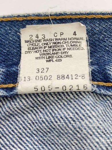 商品画像：ストレートパンツ/33/デニム/IDG/505 6