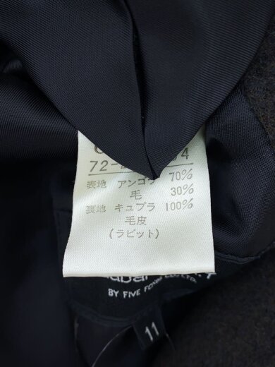 商品画像：コート/11/ウール/BRW/無地 4