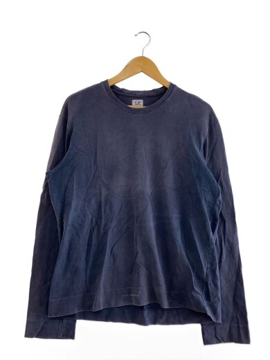 商品画像：長袖Tシャツ/L/コットン/IDG/無地 1