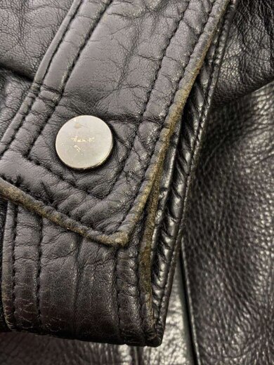 商品画像：ALL THE WAY/ダウンジャケット/L/豚革/BLK 8