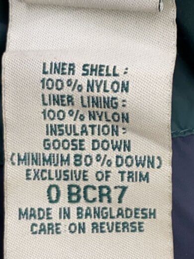 商品画像：ダウンジャケット/L/ナイロン/GRN/無地 5