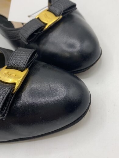 商品画像：フラットパンプス/UK6/BLK/レザー 7