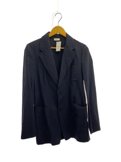 商品画像：コットンリネン2Bテーラードジャケット/44/コットン/NVY/無地/13-07-71-07005 1