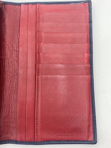 商品画像：長財布/レザー/NVY/無地/メンズ 6