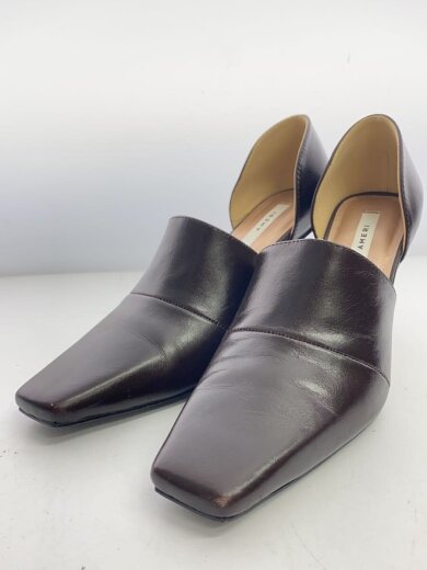 商品画像：パンプス/M/BRW/レザー/つま先擦れ有// 2