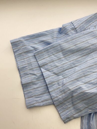 商品画像：半袖シャツ/S/コットン/BLU/ストライプ/SUGS417 7