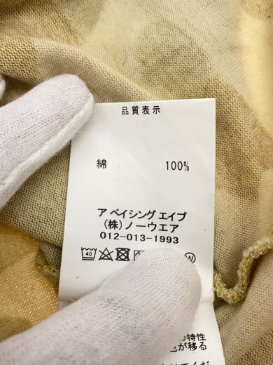 商品画像：長袖Tシャツ/L/コットン/YLW/カモフラ/001LTK301007M 4