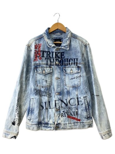 商品画像：Gジャン/L/コットン/IDG/総柄// 1