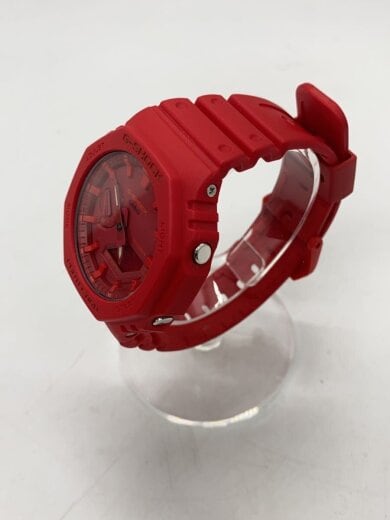商品画像：クォーツ腕時計・G-SHOCK/デジアナ/ラバー/RED/RED/SS 2
