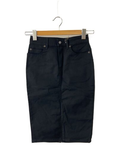 商品画像：花刺繍/タイトスカート/ロングスカート/XS/コットン/BLK/51602 1