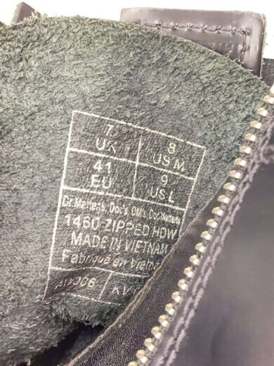 商品画像：レースアップブーツ/26cm/BLK/レザー/1460/ジップベックスホワイトステッチ8ホールブーツ 5