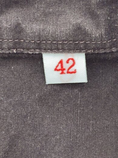 商品画像：BAND COLLAR SHIRT S/S/42/コットン/BRW/JD-3788SCL/シミ有 4
