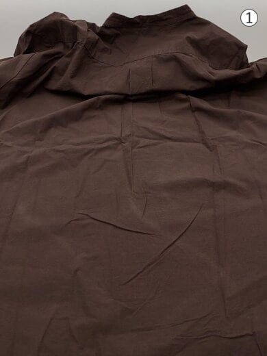 商品画像：BAND COLLAR SHIRT S/S/42/コットン/BRW/JD-3788SCL/シミ有 7