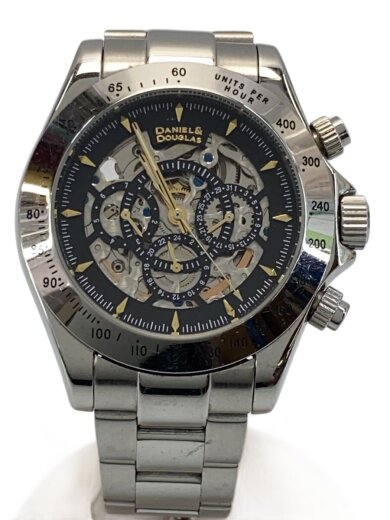 商品画像：自動巻腕時計/アナログ/ステンレス/BLK/SLV/DD-8802 1