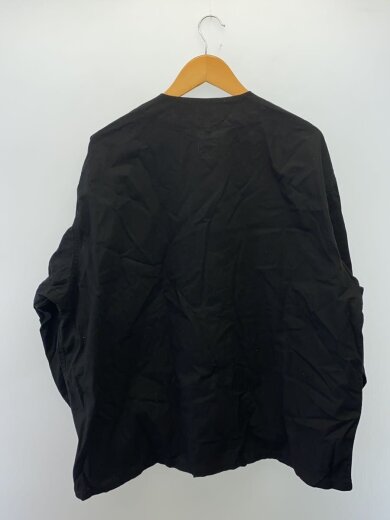 商品画像：長袖シャツ/M/コットン/BLK/無地/221-1020 2