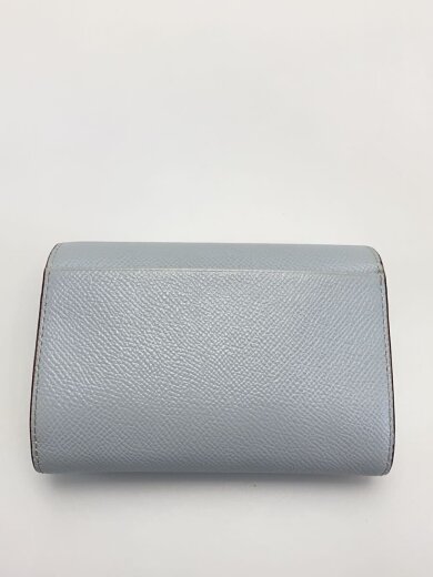 商品画像：2つ折り財布/レザー/BLU/レディース/インサイドバイカラー折財布 2