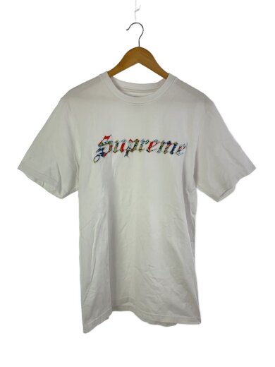 商品画像：Tシャツ/L/コットン/WHT/21SS FLORAL APPLIQUE S/S TEE 1