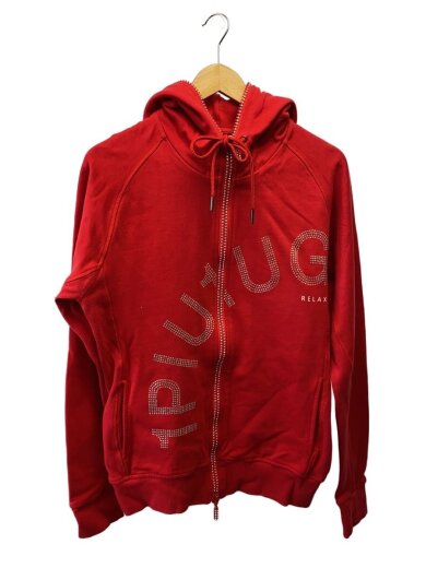 商品画像：ジップパーカー/XXL/コットン/RED 1