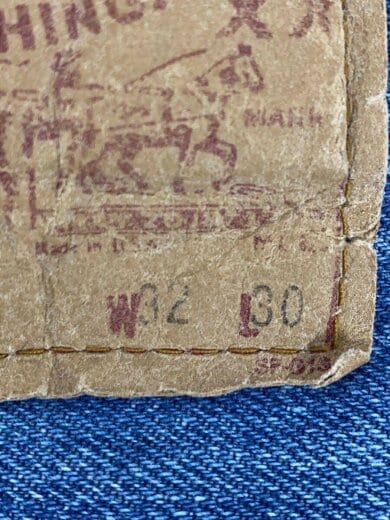 商品画像：501-0115/W32L30/ボタン裏552/アメリカ製 5