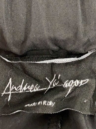 商品画像：andrea Ya’aqov/七分丈イージーパンツ/S/コットン/BLK/968923 4