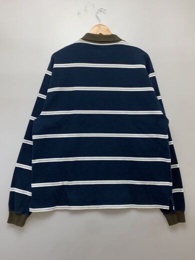 商品画像：スウェット/ジップポロ/L/コットン/NVY/WORKMAN LS ZIP POLO// 2