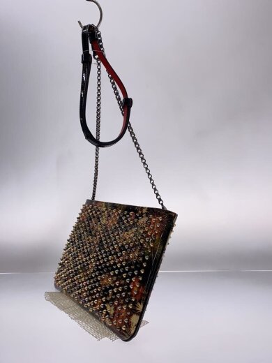 商品画像：クラッチバッグ/2WAY/チェーン/エナメル/マルチカラー/LOUBIPOSH NV CLUTCH PAT// 2
