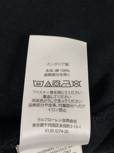 商品画像：ニット・セーター(厚手)/L/コットン/BLK/無地/0200040290/710857073013 5