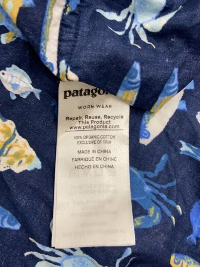 画像：patagoniapataloha/アロハシャツ/XS/コットン/BLU/総柄/52561SP175