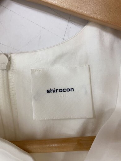 画像：yoriノースリーブブラウス/36/コットン/WHT/無地/SC11-23010SM3