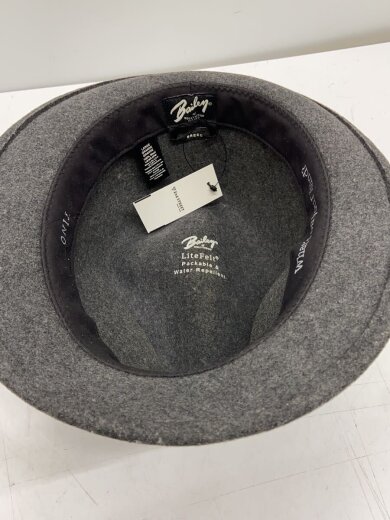 商品画像：ハット/L/ウール/GRY/無地/メンズ 4