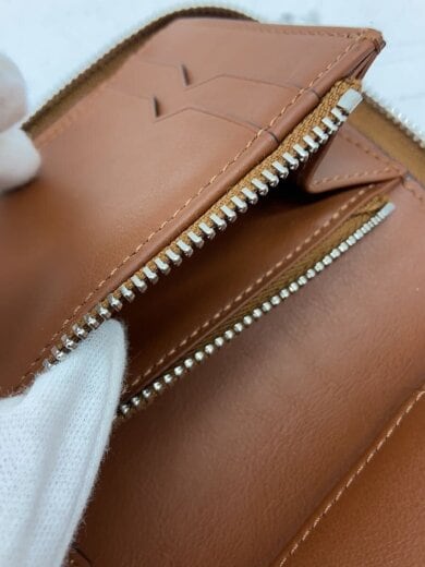 画像：BONAVENTURA2つ折り財布/レザー/CML/無地/レディース6