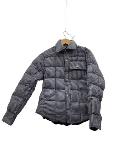 商品画像：ダウンジャケット/XS/コットン/NVY/ストライプ 1