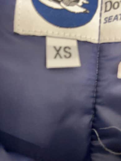 商品画像：ダウンジャケット/XS/コットン/NVY/ストライプ 4