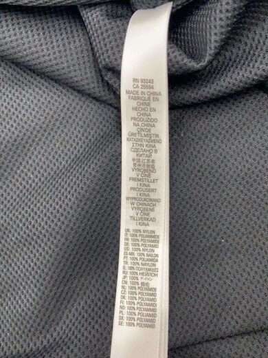 商品画像：ナイロンジャケット/--/ナイロン/BLK/無地/フーディ/ライン/Dロゴ 5