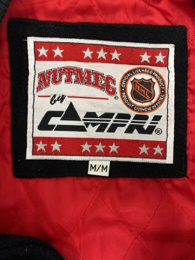 商品画像：NUTMEG by CAMPRI/スカジャン/M/ウール/ブラック/使用感有/NUTMEG/シカゴウラック 3