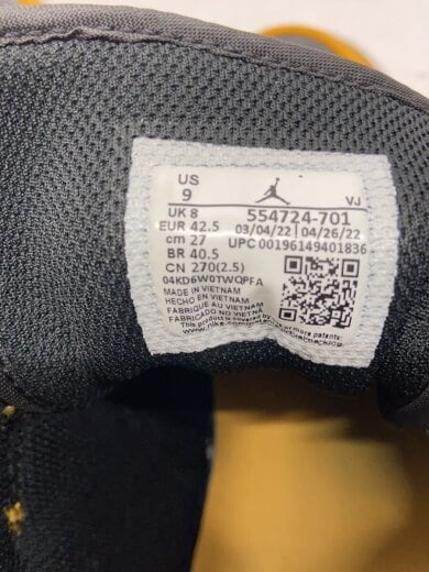 商品画像：AIR JORDAN 1 MID_エアジョーダン 1 ミッド/27cm/YLW 5