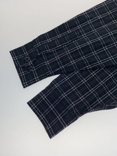 商品画像：長袖シャツ/S/コットン/BLK/チェック/25SS-ATD11LS 5