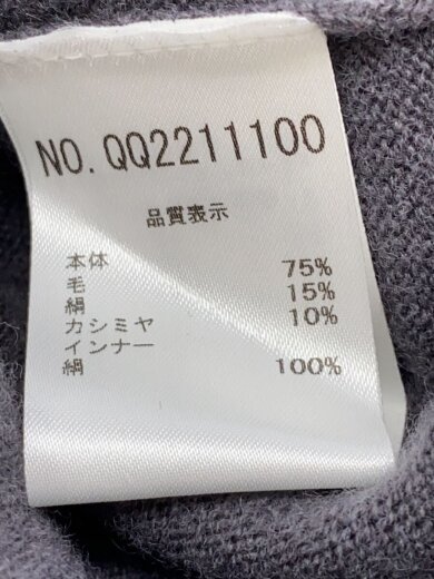 商品画像：長袖ワンピース/--/ウール/GRY/無地/QQ2211100// 4