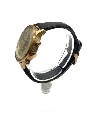 商品画像：クォーツ腕時計/アナログ/レザー/GLD/BLK/0511-S060605 2