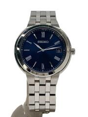 ソーラー腕時計/アナログ/BLU/SLV/7B62-0AA0