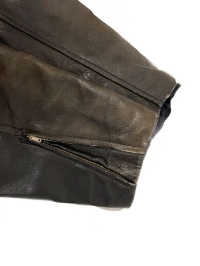 商品画像：ダブルライダースジャケット/LL/レザー/BLK/無地 4