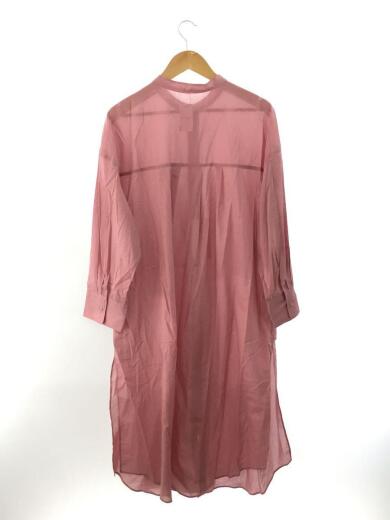 画像：Mila Owenノーカラーシアーガウンシャツ/シャツワンピース/FREE/コットン/PNK/09WFB2011282