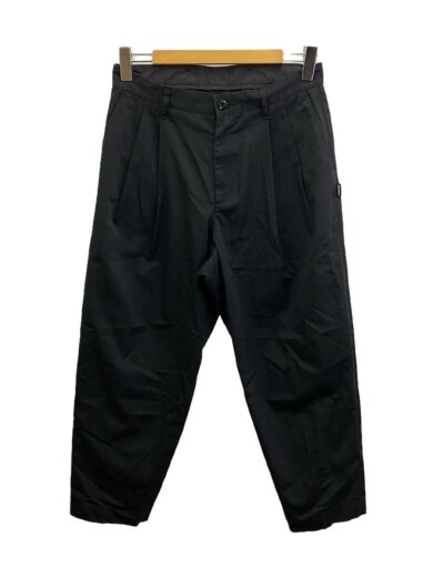 商品画像：24SS/TWO TUCK PANTS/スラックスパンツ/S/ポリエステル/BLK/241SPNH-PTM06// 1