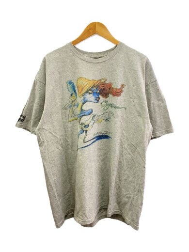 画像：STUSSYTシャツ/XL/コットン/GRY/プリント/MARVEL//1