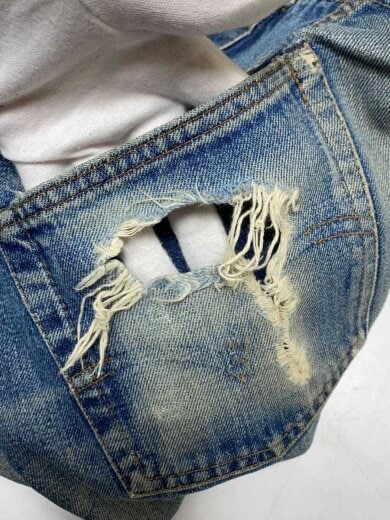 商品画像：ホ66前期/501/ボタン裏6/不均等V/゛トム/--/デニム/IDG 7