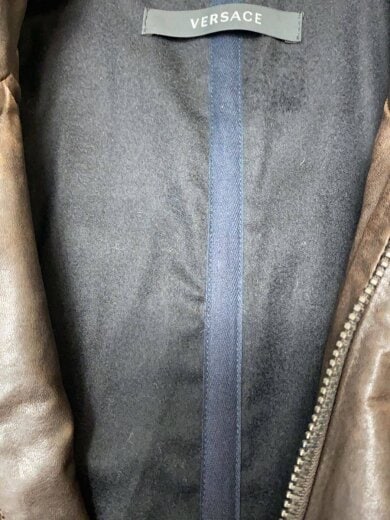 商品画像：ダブルライダースジャケット/48/レザー/BRW 8