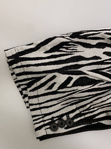 商品画像：ゼブラジャケット/L/コットン/BLK/アニマル/631-0177014 5