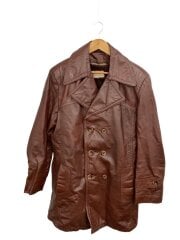 レザージャケット・ブルゾン/44/レザー/BRW