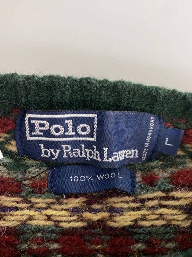 商品画像：ニット・セーター(厚手)/L/ウール/GRN 3