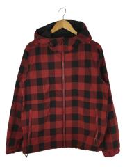 ナイロンジャケット/M/ナイロン/RED/チェック/PM3970